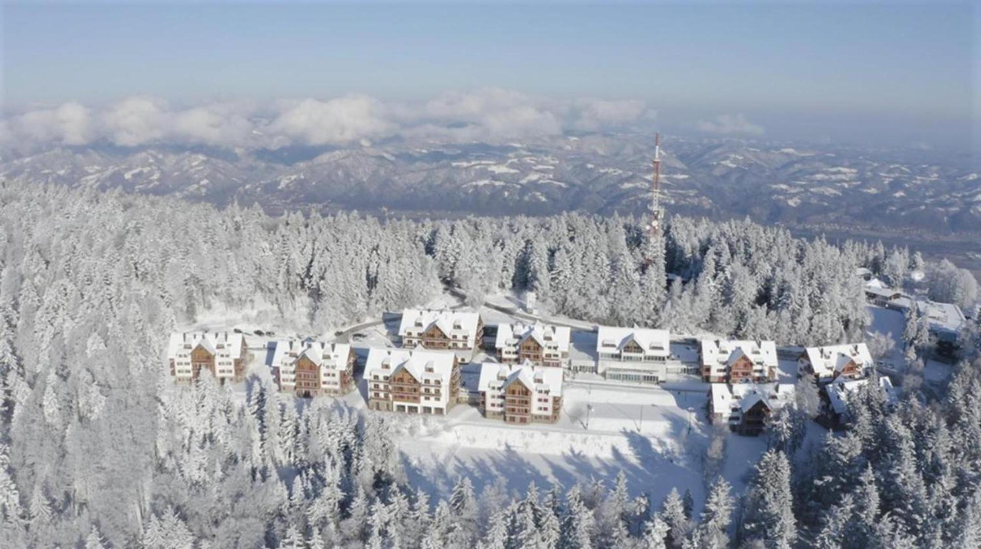 Pohorje Village Wellbeing Resort - Wellness & Spa Hotel Bolfenk Máribor Exterior foto